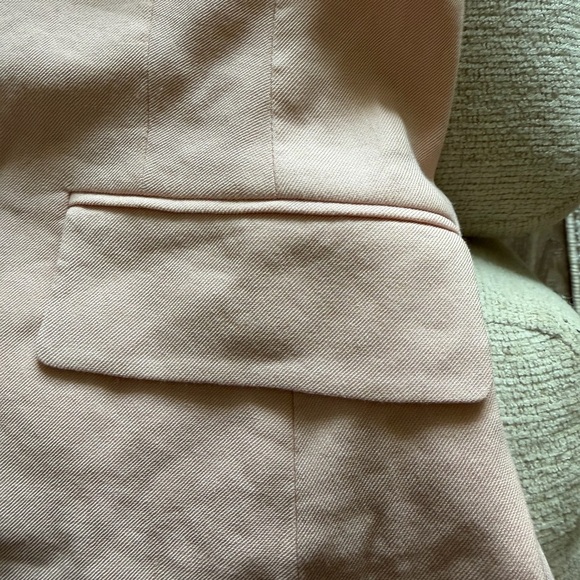 New without tags Veronica Beard Lois Linen Vest in PINK SHELL - Picture 7 of 16